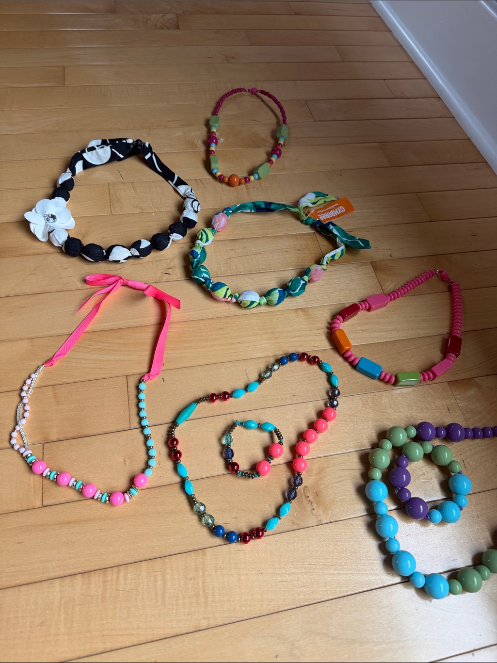 Kids Beaded Necklace And Bracelet Sets- Multiple Items